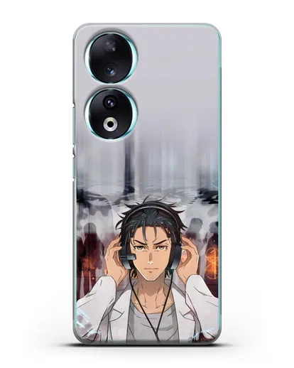 Чехол аниме Врата Штейна - Окабе силиконовый для Honor 90