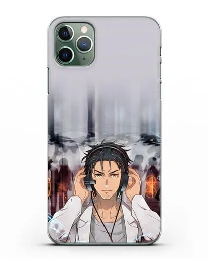 Чехол аниме Врата Штейна - Окабе силиконовый для iPhone 11 Pro Max