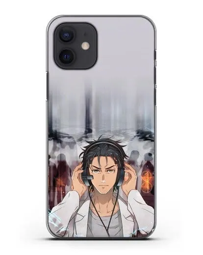 Чехол аниме Врата Штейна - Окабе силиконовый для iPhone 12