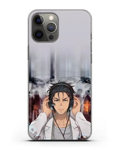 Чехол аниме Врата Штейна - Окабе силиконовый для iPhone 12 Pro Max