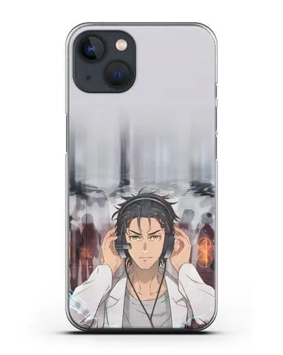 Чехол аниме Врата Штейна - Окабе силиконовый для iPhone 13