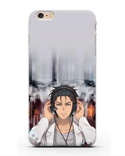 Чехол аниме Врата Штейна - Окабе силиконовый для iPhone 6 Plus