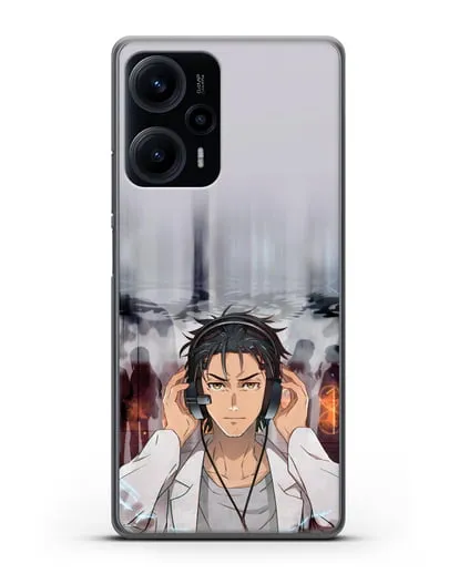 Чехол аниме Врата Штейна - Окабе силиконовый для Xiaomi Poco F5