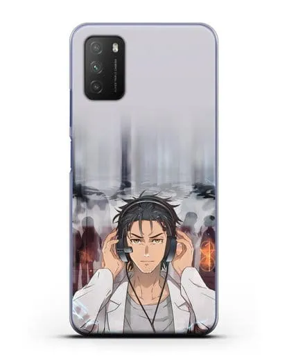 Чехол аниме Врата Штейна - Окабе силиконовый для Xiaomi Poco M3