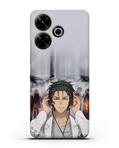 Чехол аниме Врата Штейна - Окабе силиконовый для Xiaomi Poco M6