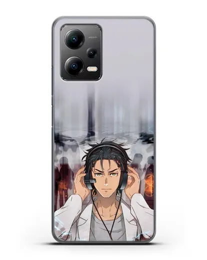 Чехол аниме Врата Штейна - Окабе силиконовый для Xiaomi Poco X5