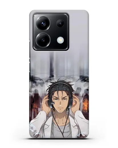 Чехол аниме Врата Штейна - Окабе силиконовый для Xiaomi Poco X6