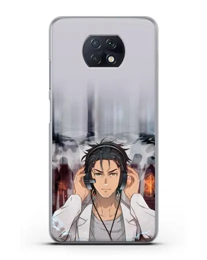 Чехол аниме Врата Штейна - Окабе силиконовый для Xiaomi Redmi Note 9T