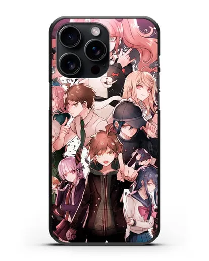 Чехол аниме Данганронпа - Данганронпа силиконовый для iPhone 15 Pro Max