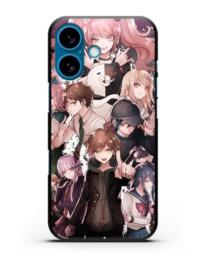 Чехол аниме Данганронпа - Данганронпа силиконовый для iPhone 16