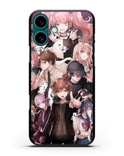 Чехол аниме Данганронпа - Данганронпа силиконовый для iPhone 16 Plus