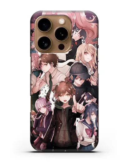 Чехол аниме Данганронпа - Данганронпа силиконовый для iPhone 16 Pro