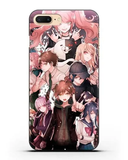 Чехол аниме Данганронпа - Данганронпа силиконовый для iPhone 8 Plus