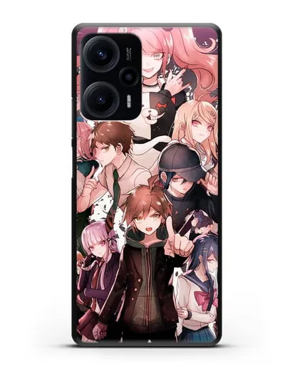 Чехол аниме Данганронпа - Данганронпа силиконовый для Xiaomi Poco F5