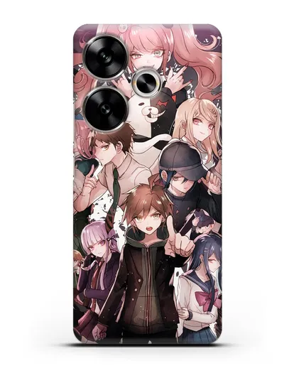 Чехол аниме Данганронпа - Данганронпа силиконовый для Xiaomi Poco F6