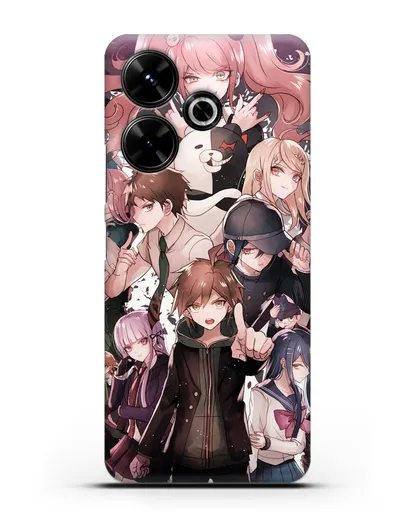 Чехол аниме Данганронпа - Данганронпа силиконовый для Xiaomi Poco M6