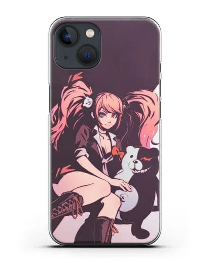 Чехол аниме Данганронпа - Джунко силиконовый для iPhone 13 Mini