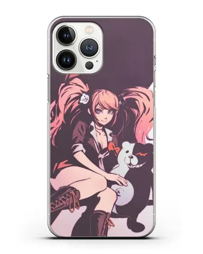 Чехол аниме Данганронпа - Джунко силиконовый для iPhone 13 Pro Max