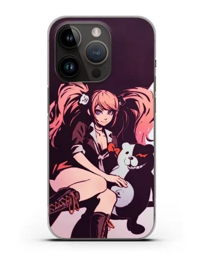 Чехол аниме Данганронпа - Джунко силиконовый для iPhone 14 Pro