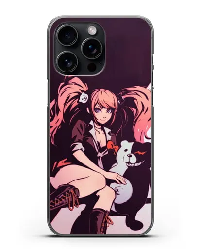 Чехол аниме Данганронпа - Джунко силиконовый для iPhone 15 Pro Max