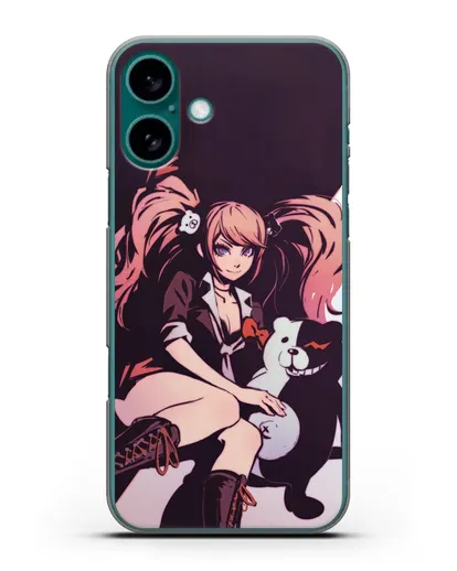 Чехол аниме Данганронпа - Джунко силиконовый для iPhone 16 Plus