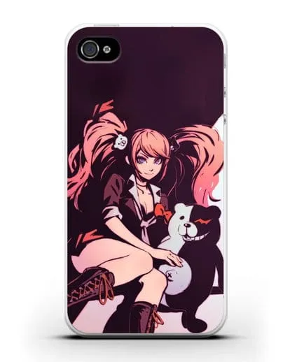 Чехол аниме Данганронпа - Джунко силиконовый для iPhone 4/4s