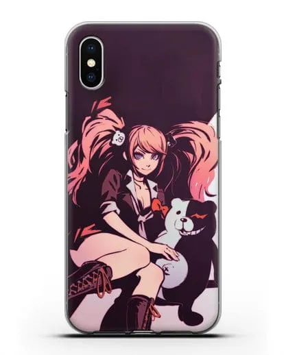 Чехол аниме Данганронпа - Джунко силиконовый для iPhone X