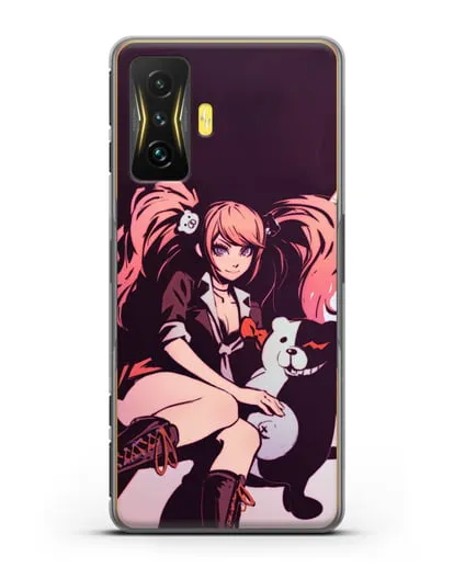 Чехол аниме Данганронпа - Джунко силиконовый для Xiaomi Poco F4 GT