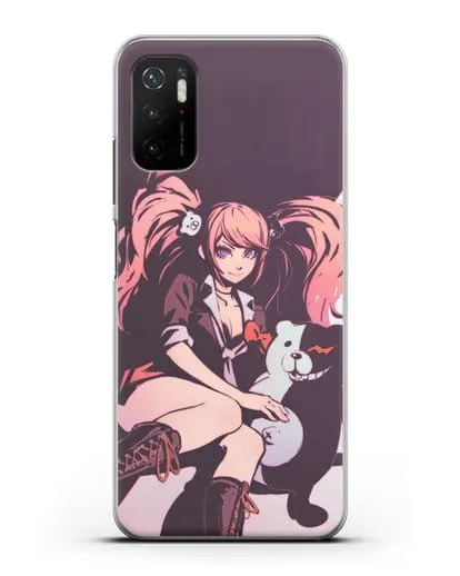 Чехол аниме Данганронпа - Джунко силиконовый для Xiaomi Poco M3 Pro