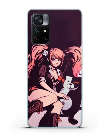 Чехол аниме Данганронпа - Джунко силиконовый для Xiaomi Poco M4 Pro 5G