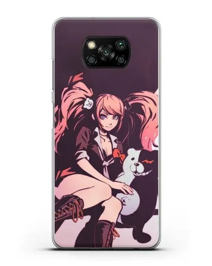 Чехол аниме Данганронпа - Джунко силиконовый для Xiaomi Poco X3 Pro