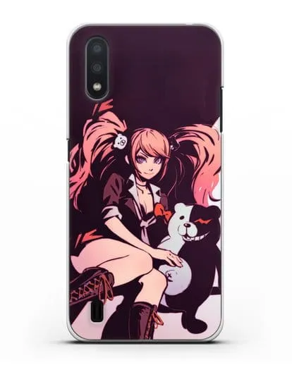 Чехол аниме Данганронпа - Джунко силиконовый для Samsung Galaxy A01 [SM-A015F]