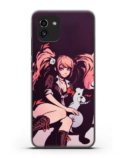 Чехол аниме Данганронпа - Джунко силиконовый для Samsung Galaxy A03 [SM-A035]