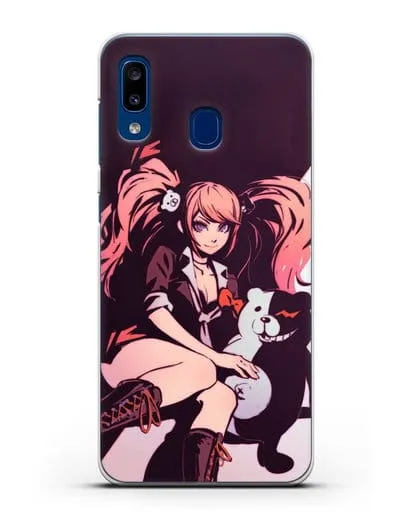 Чехол аниме Данганронпа - Джунко силиконовый для Samsung Galaxy A20 [SM-A205FN]