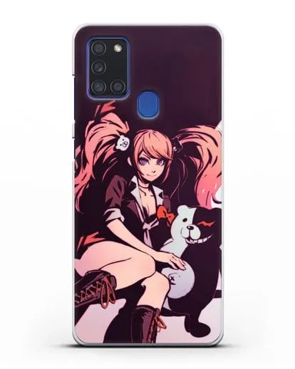 Чехол аниме Данганронпа - Джунко силиконовый для Samsung Galaxy A21s [SM-A217F]