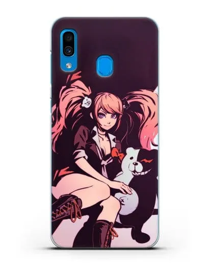 Чехол аниме Данганронпа - Джунко силиконовый для Samsung Galaxy A30 [SM-A305FN]