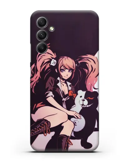 Чехол аниме Данганронпа - Джунко силиконовый для Samsung Galaxy A34 [SM-A346]