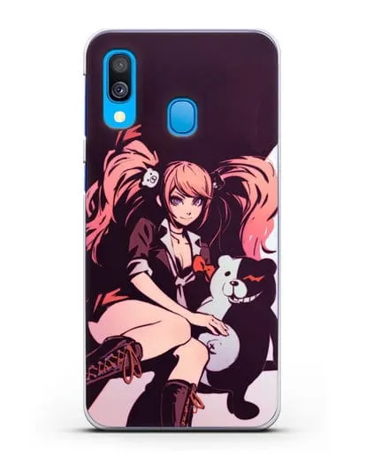 Чехол аниме Данганронпа - Джунко силиконовый для Samsung Galaxy A40 [SM-A405F]