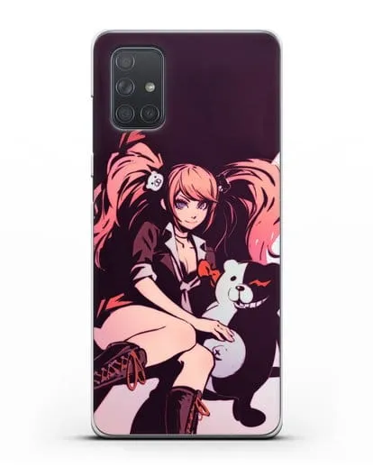 Чехол аниме Данганронпа - Джунко силиконовый для Samsung Galaxy A71 [SM-A715F]