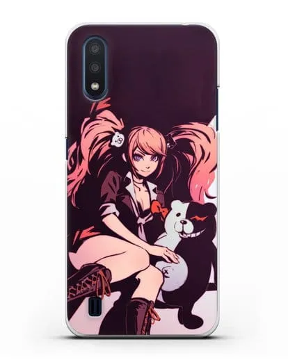 Чехол аниме Данганронпа - Джунко силиконовый для Samsung Galaxy M01 [SM-M015F]