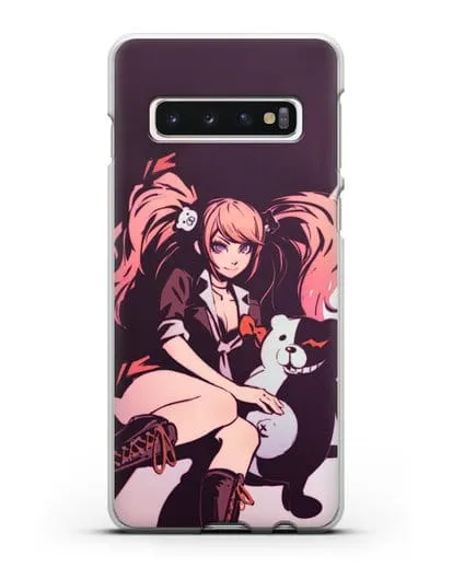 Чехол аниме Данганронпа - Джунко силиконовый для Samsung Galaxy S10 [SM-G973F]