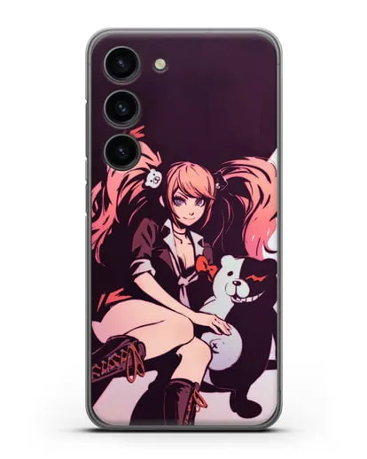 Чехол аниме Данганронпа - Джунко силиконовый для Samsung Galaxy S23 [SM-S911]