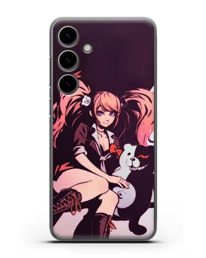 Чехол аниме Данганронпа - Джунко силиконовый для Samsung Galaxy S24 Plus