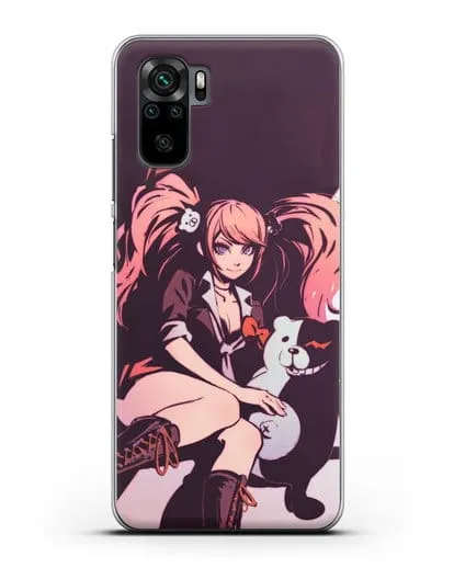 Чехол аниме Данганронпа - Джунко силиконовый для Xiaomi Redmi Note 10