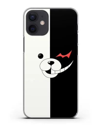 Чехол аниме Данганронпа - Монокума силиконовый для iPhone 12 mini