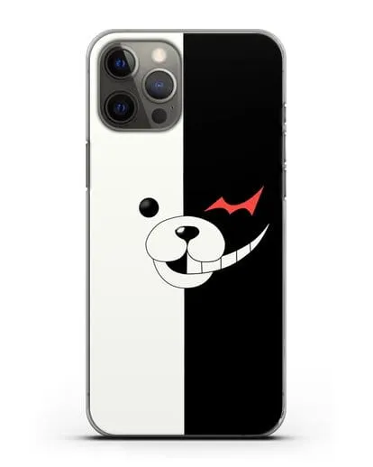 Чехол аниме Данганронпа - Монокума силиконовый для iPhone 12 Pro Max
