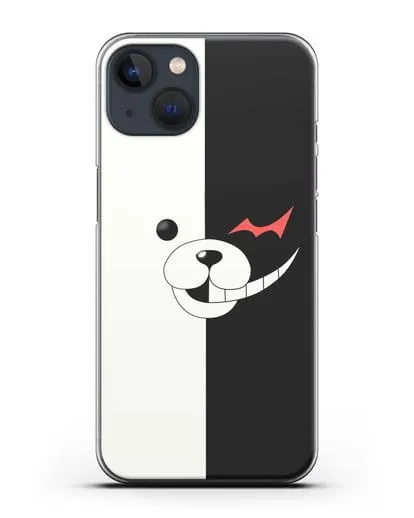 Чехол аниме Данганронпа - Монокума силиконовый для iPhone 13 Mini
