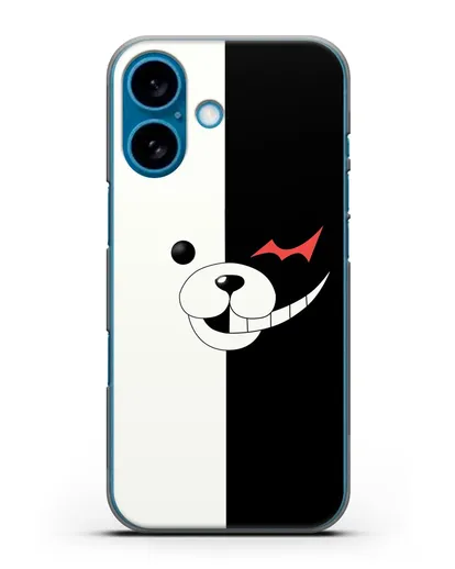 Чехол аниме Данганронпа - Монокума силиконовый для iPhone 16