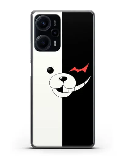 Чехол аниме Данганронпа - Монокума силиконовый для Xiaomi Poco F5