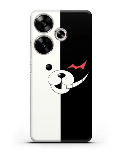 Чехол аниме Данганронпа - Монокума силиконовый для Xiaomi Poco F6